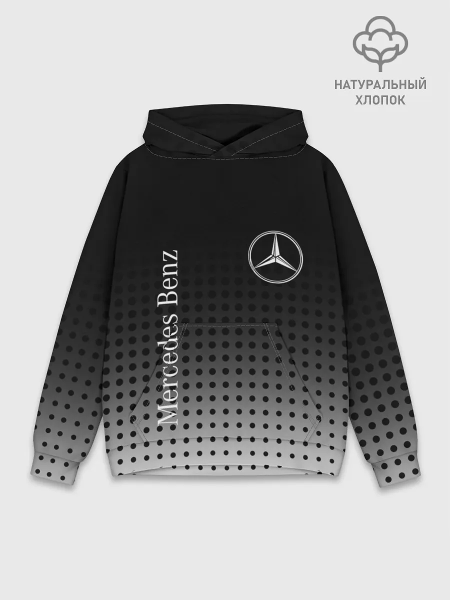 Худи мужской база хлопок / Mercedes-Benz