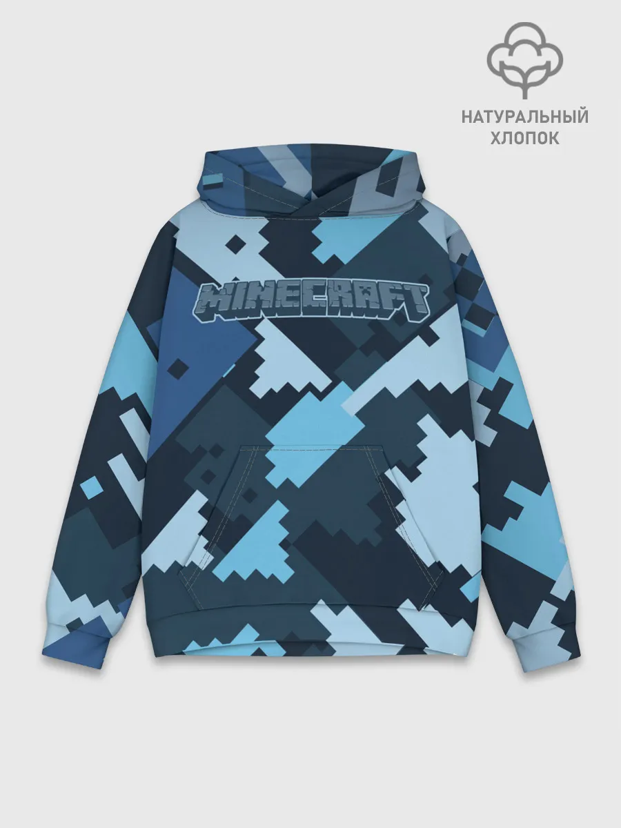 Худи мужской база хлопок / Minecraft