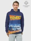 Худи мужской база хлопок / Back to the Future