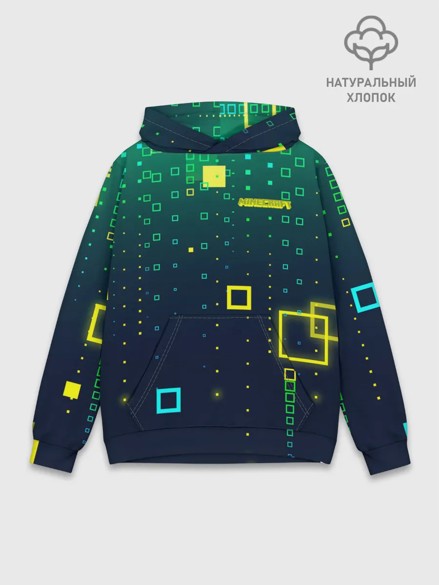 Худи мужской база хлопок / Minecraft
