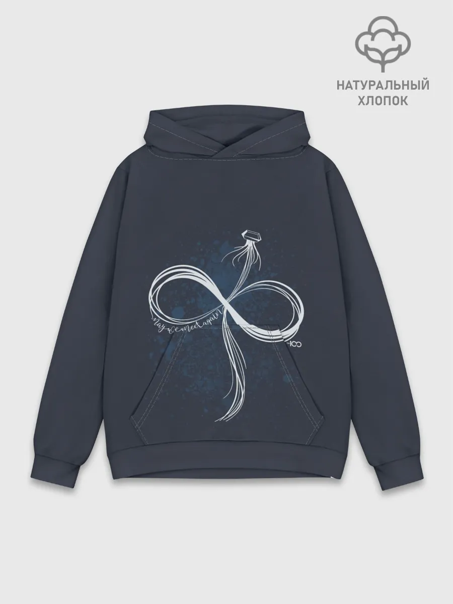Худи мужской база хлопок / Сотня