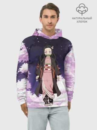 Худи мужской база хлопок / Незуко