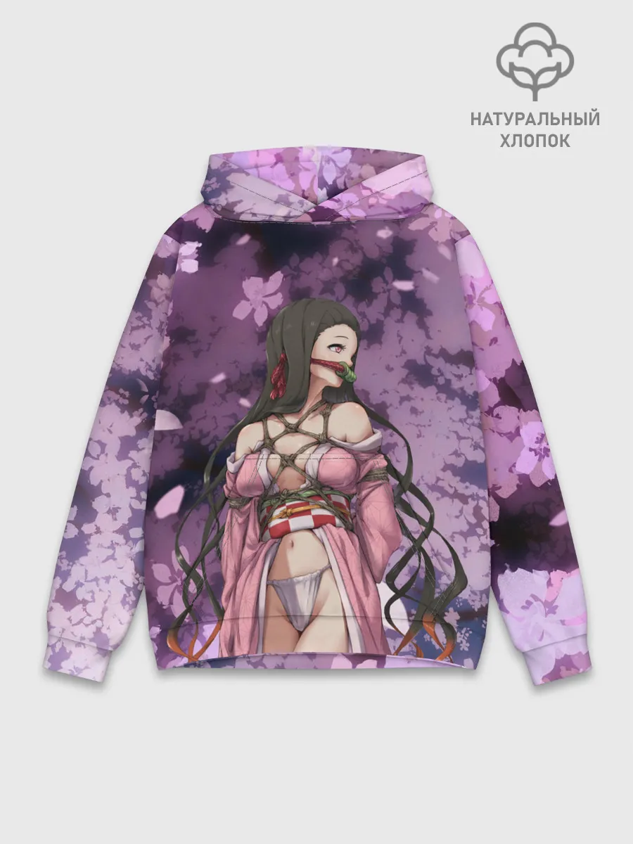 Худи мужской база хлопок / Незуко