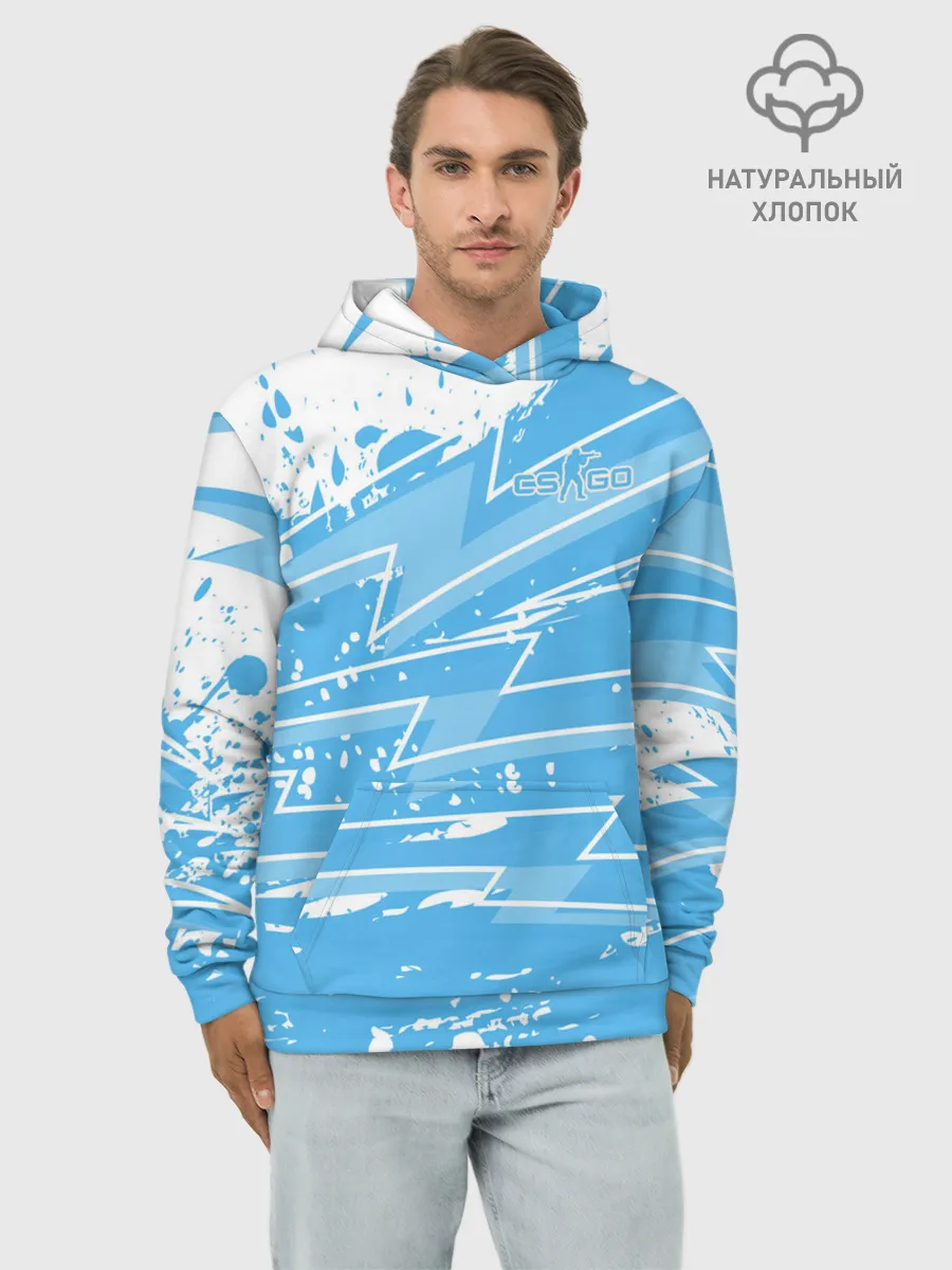 Худи мужской база хлопок / Counter-Strike