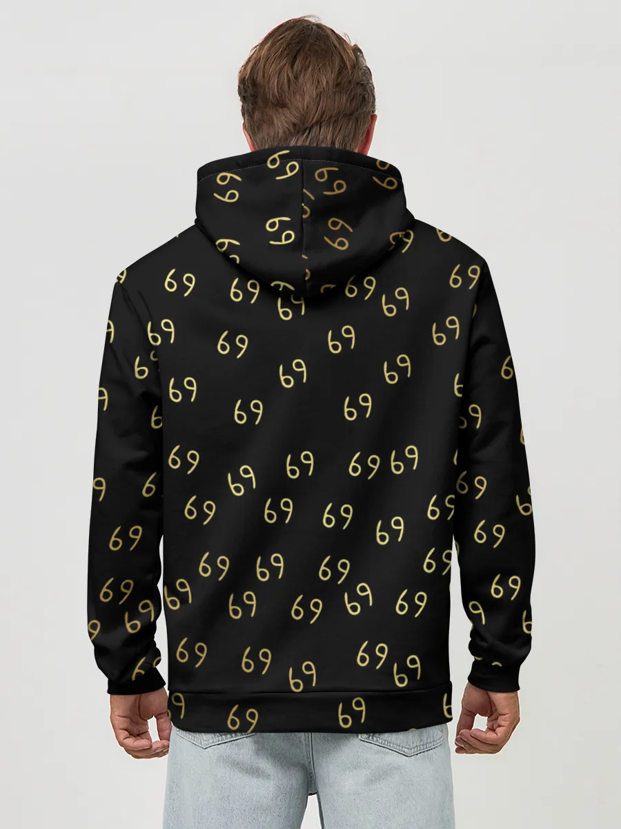 Худи мужской база хлопок / 6ix9ine Gold