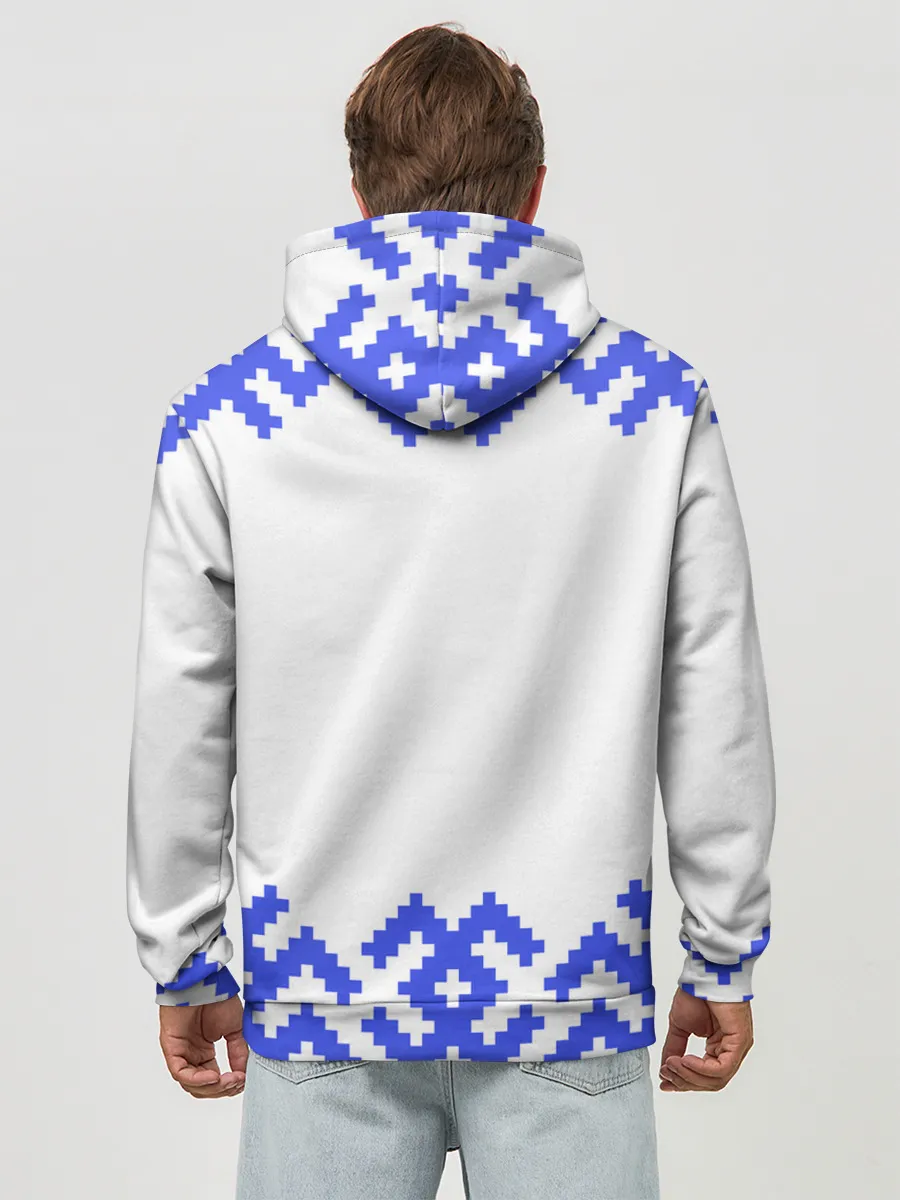 Худи мужской база хлопок / Лес мой храм