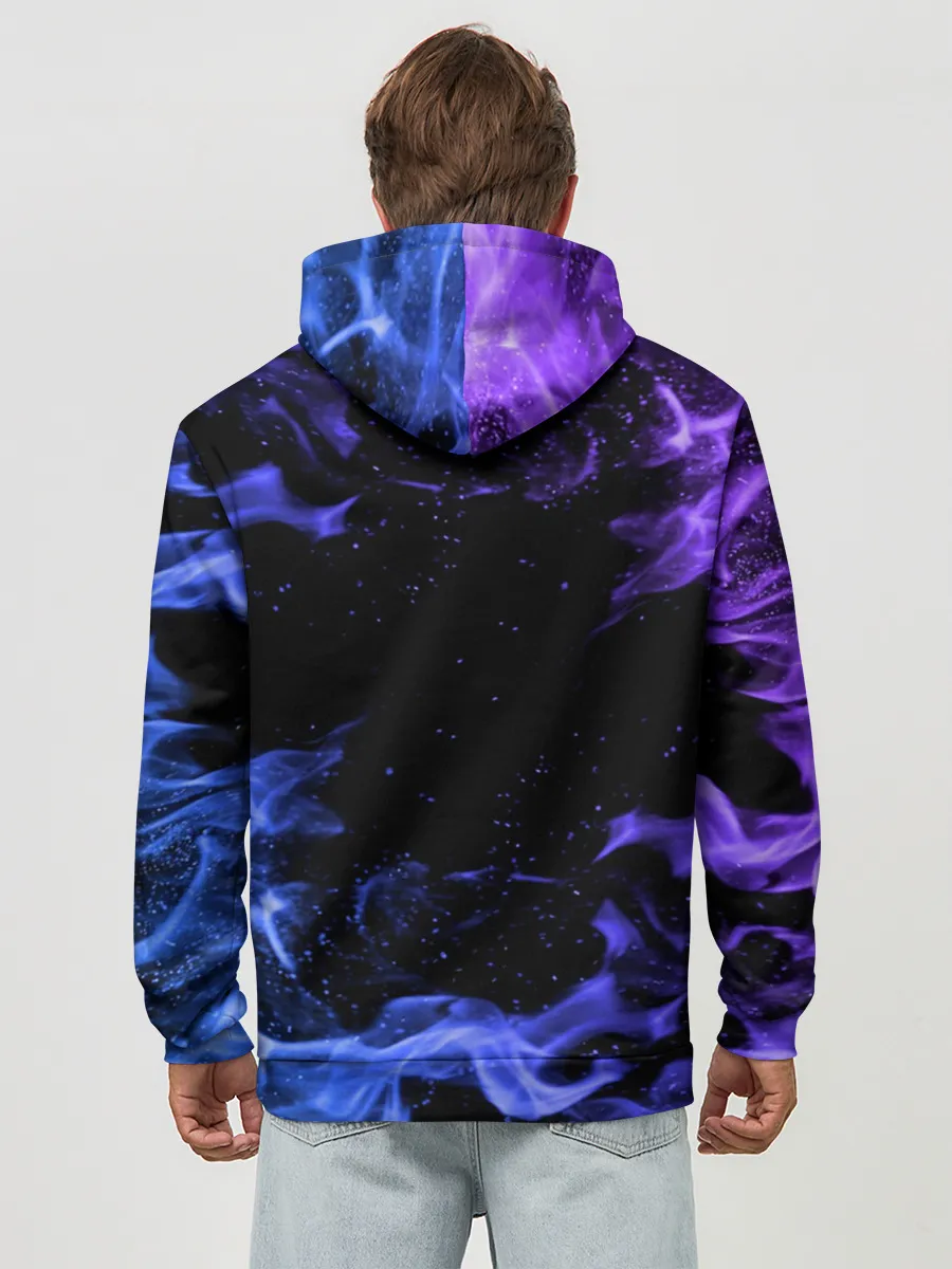 Худи мужской база хлопок / ОГОНЬ