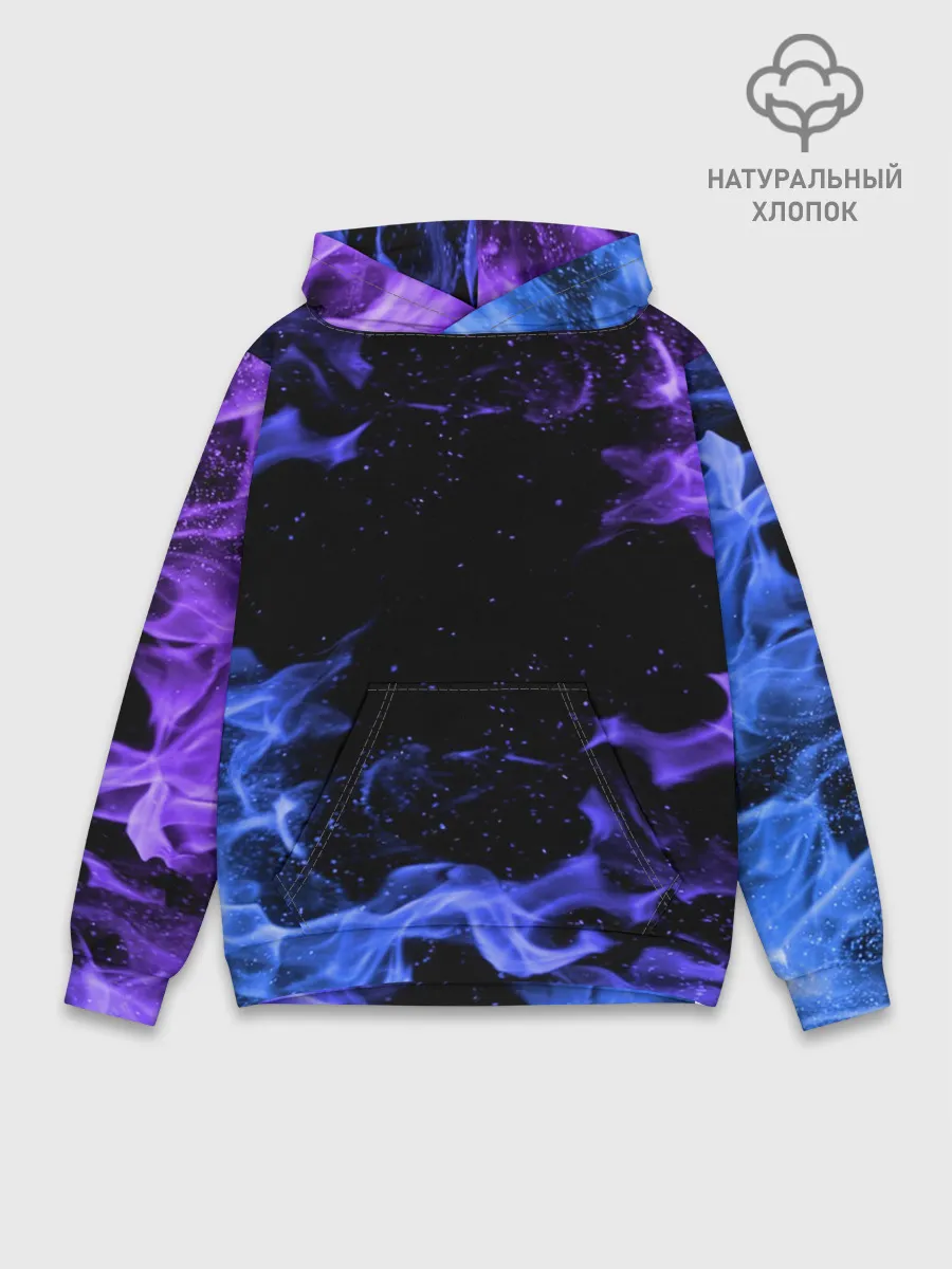 Худи мужской база хлопок / ОГОНЬ