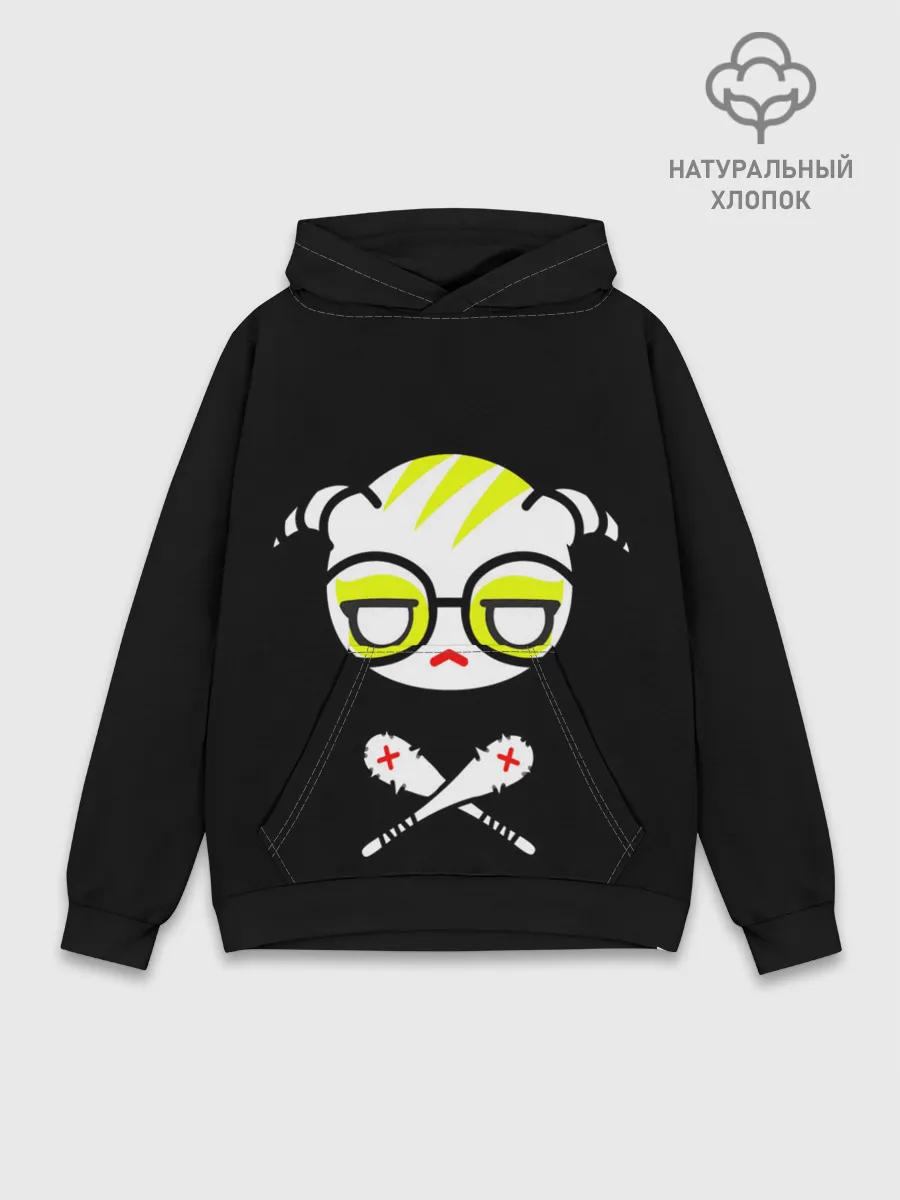 Худи мужской база хлопок / Стильное Аниме лого