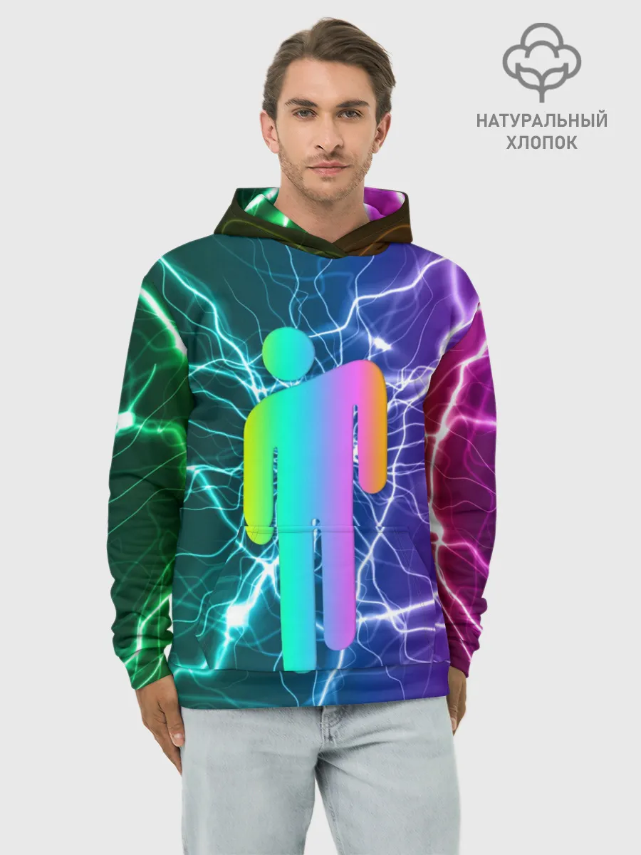 Худи мужской база хлопок / BILLIE EILISH