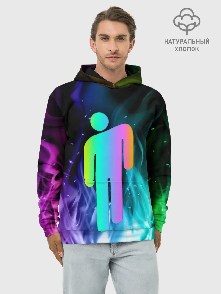 Худи мужской база хлопок / BILLIE EILISH