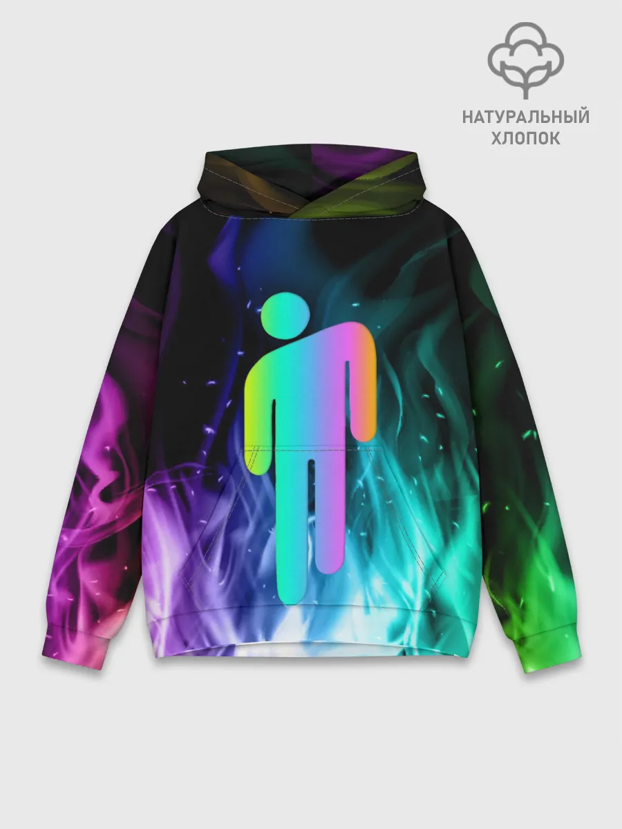 Худи мужской база хлопок / BILLIE EILISH