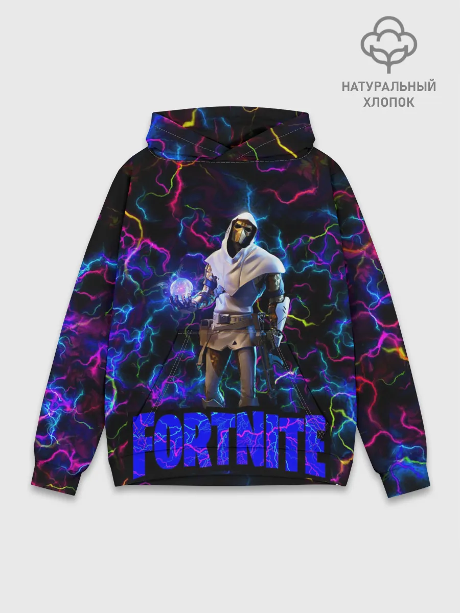 Худи мужской база хлопок / Фортнайт | Повелитель Молний