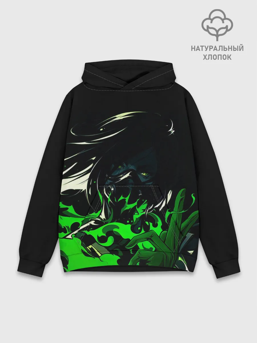 Худи мужской база хлопок / VALORANT VIPER