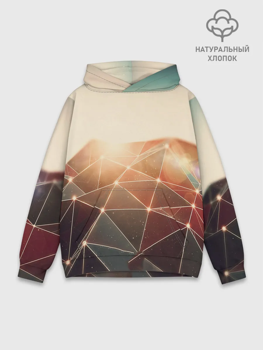 Худи мужской база хлопок / ABSTRACT DIGITAL