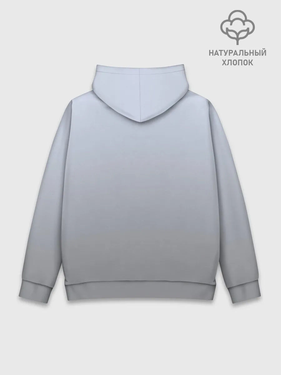 Худи мужской база хлопок / мультяшный пингвин