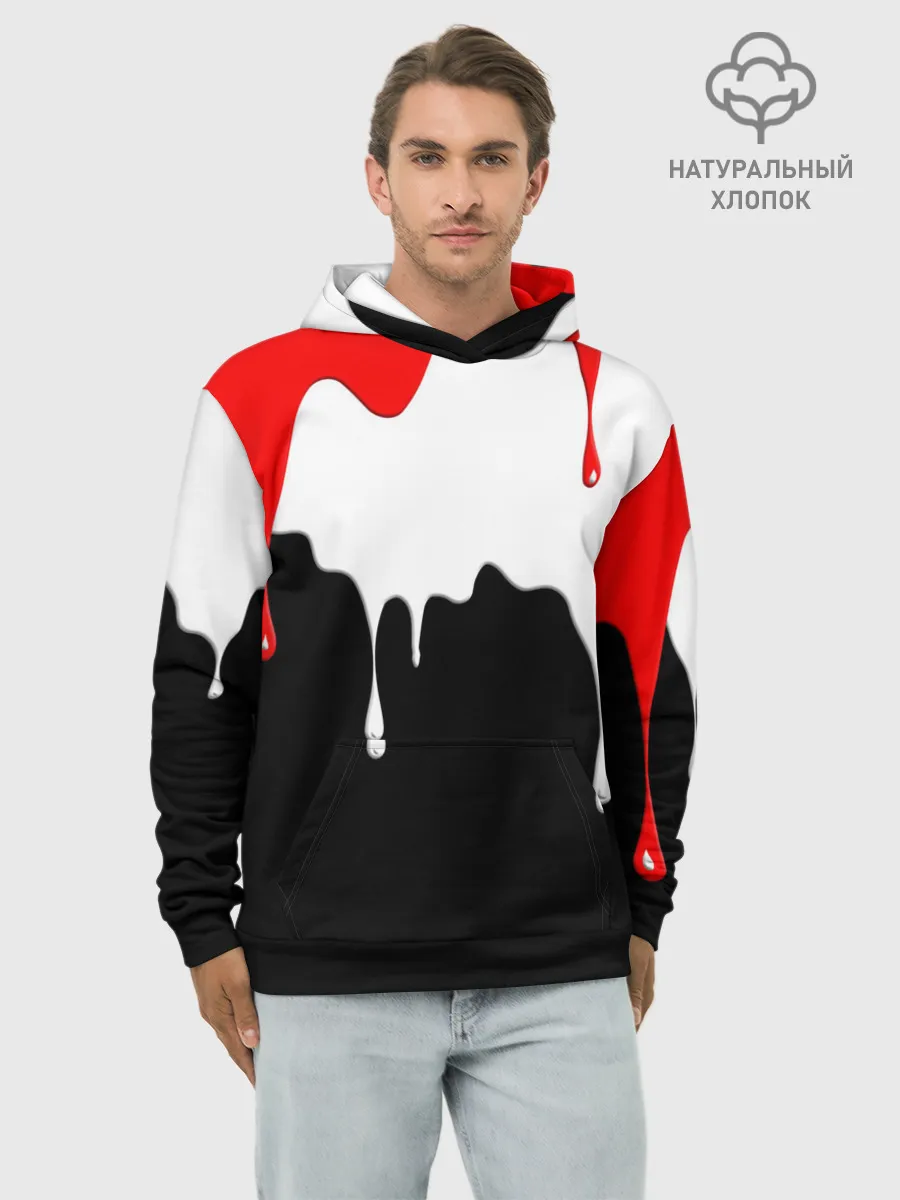 Худи мужской база хлопок / ПОДТЁКИ.
