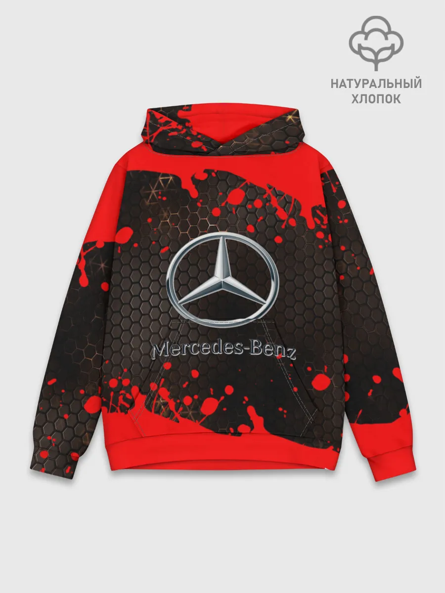 Худи мужской база хлопок / МЕРСЕДЕС