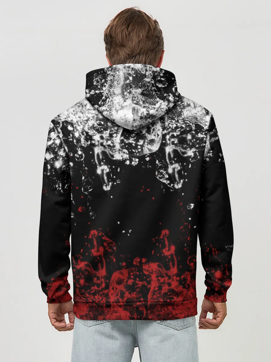 Худи мужской база хлопок / БРЫЗНИ ВОДЫ.