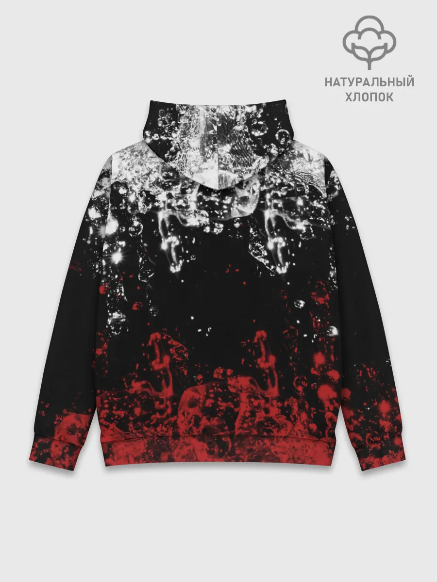 Худи мужской база хлопок / БРЫЗНИ ВОДЫ.