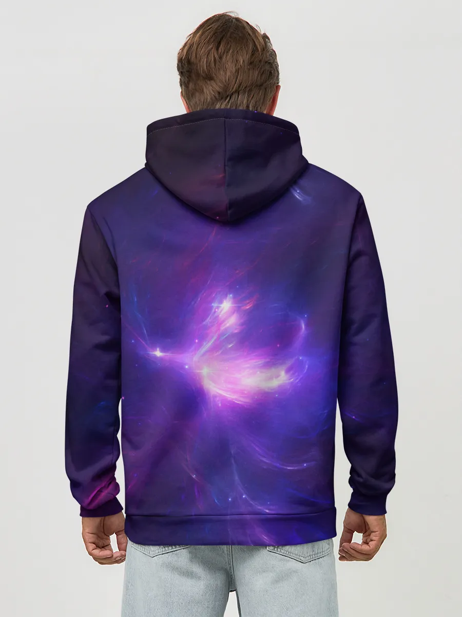 Худи мужской база хлопок / Абстракция