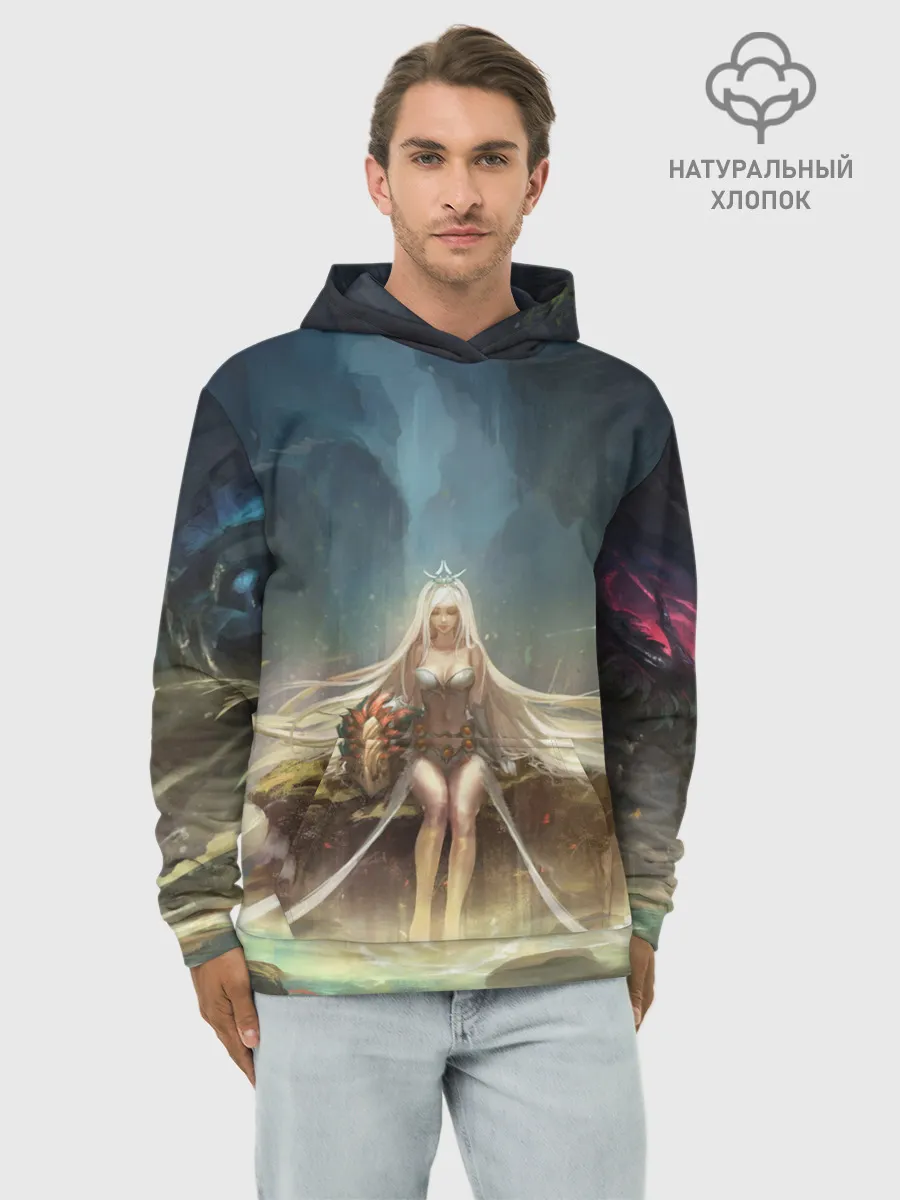 Худи мужской база хлопок / League of legends