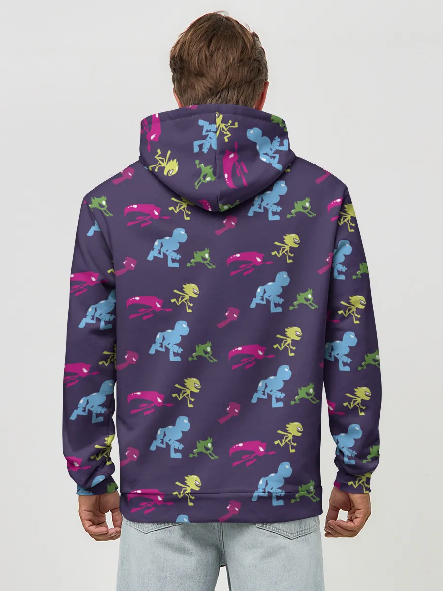 Худи мужской база хлопок / Юные титаны