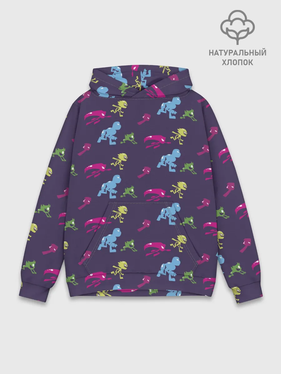 Худи мужской база хлопок / Юные титаны