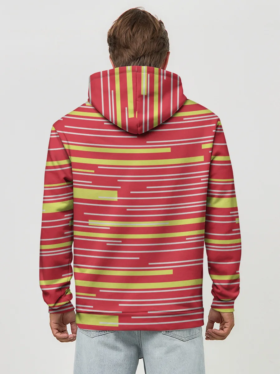 Худи мужской база хлопок / Логотип Юные титаны, вперед!