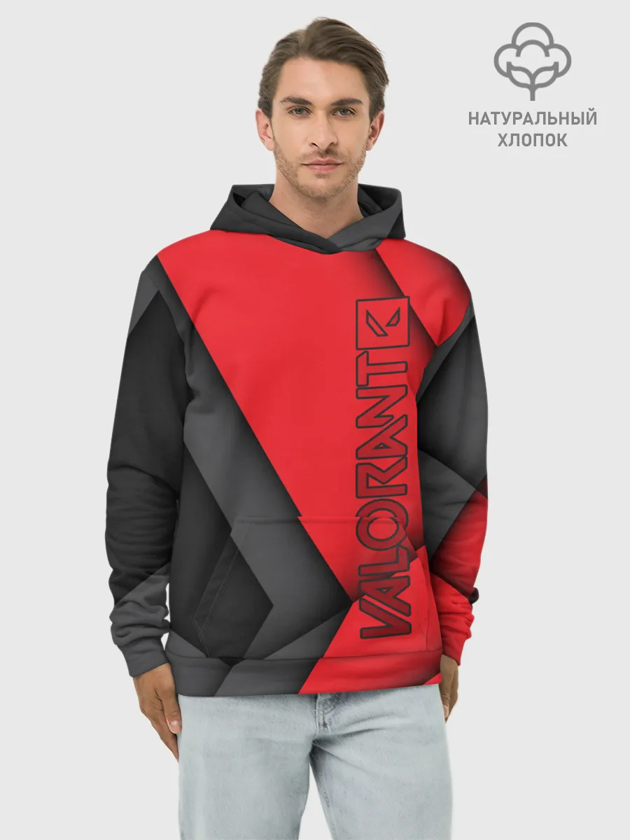 Худи мужской база хлопок / Valorant