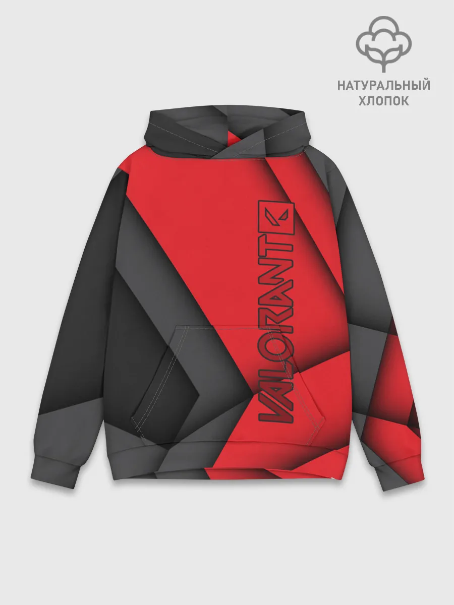Худи мужской база хлопок / Valorant