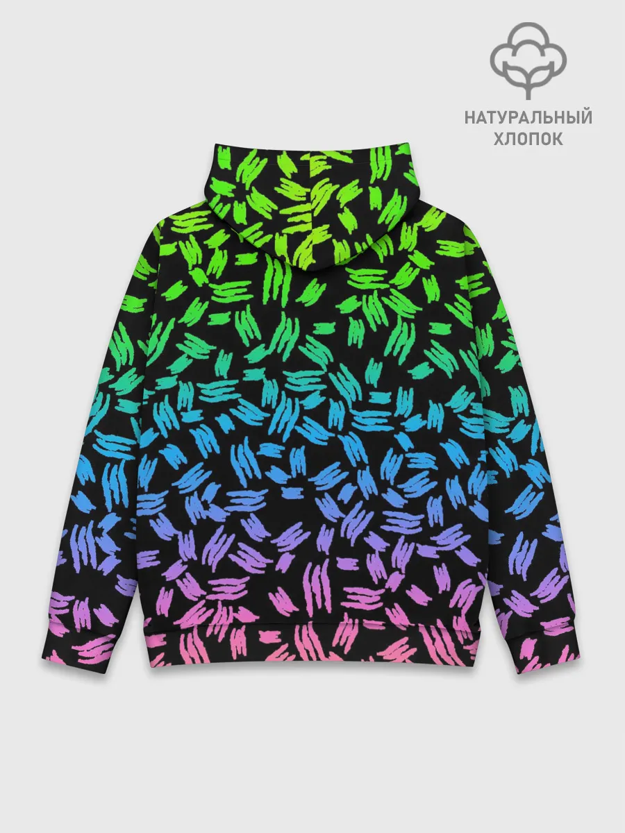 Худи мужской база хлопок / PATTERN MONSTER ENERGY