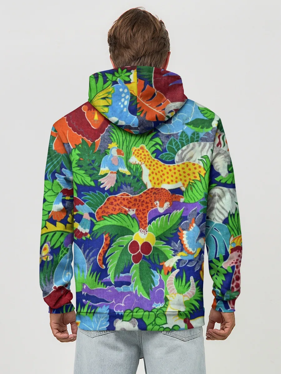 Худи мужской база хлопок / Текстура Холст | Сафари