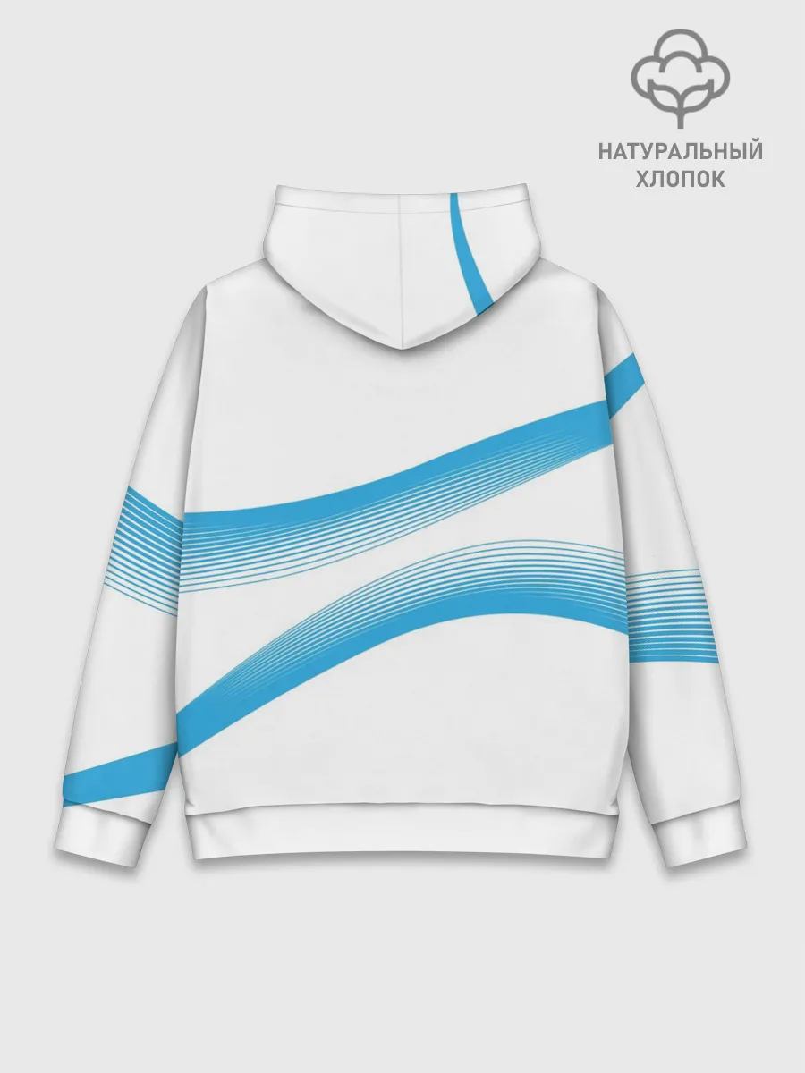 Худи мужской база хлопок / Волны