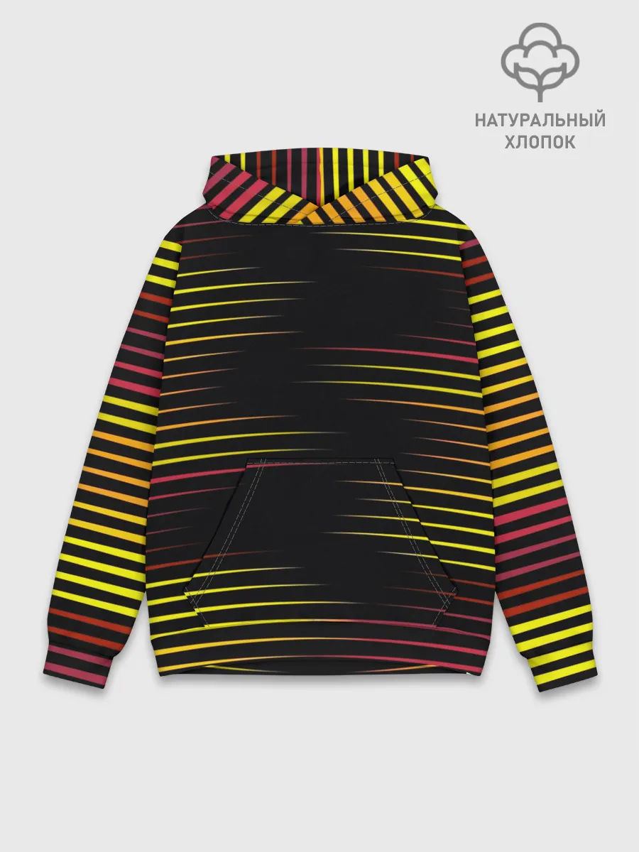 Худи мужской база хлопок / HORIZONTAL GEOMETRY