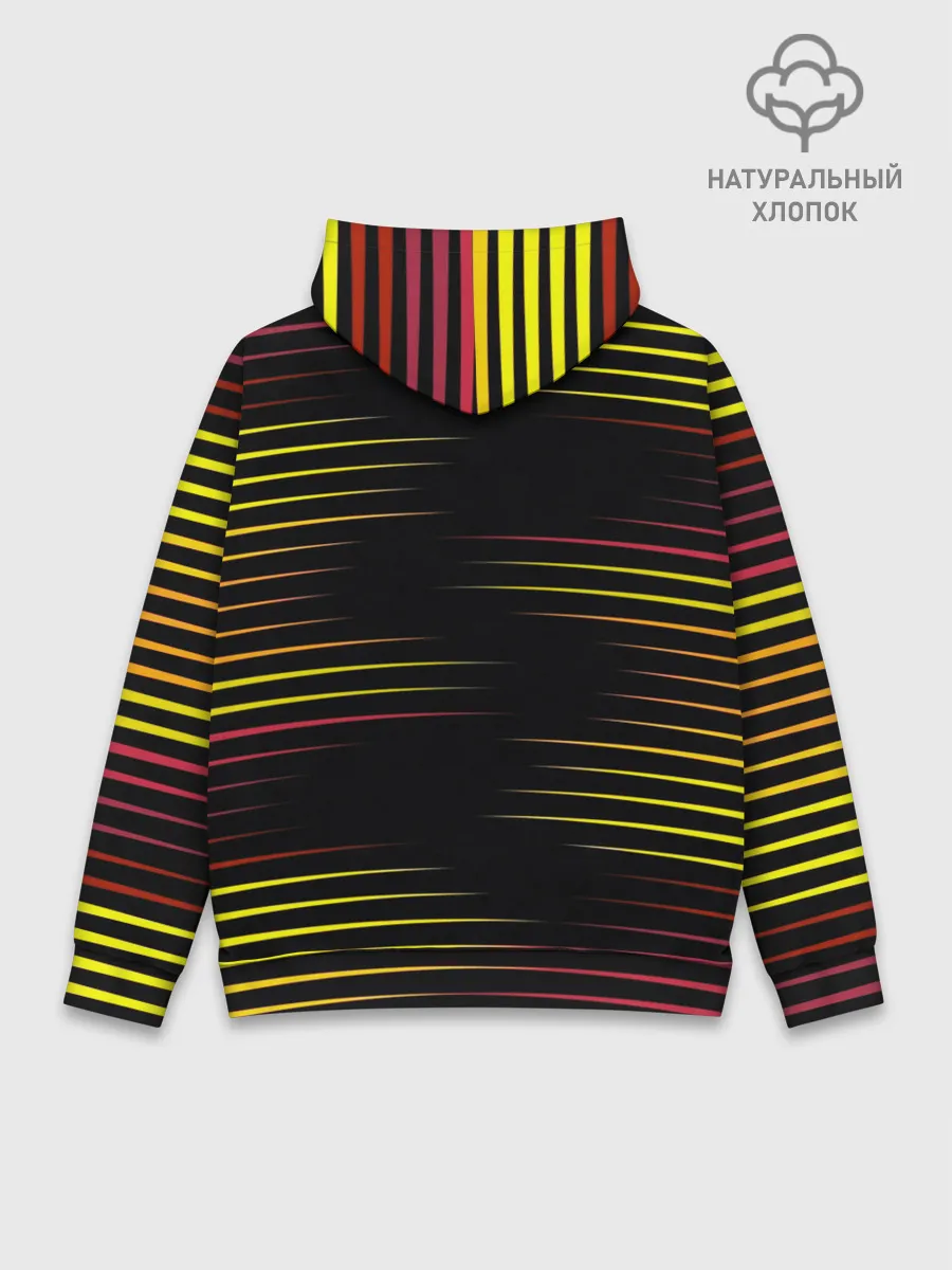 Худи мужской база хлопок / HORIZONTAL GEOMETRY