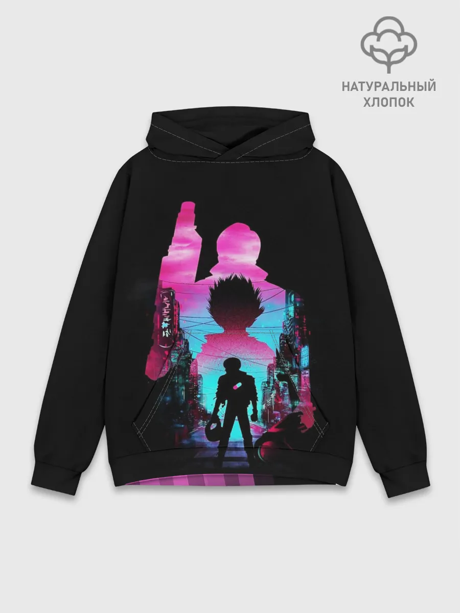 Худи мужской база хлопок / Neo Akira