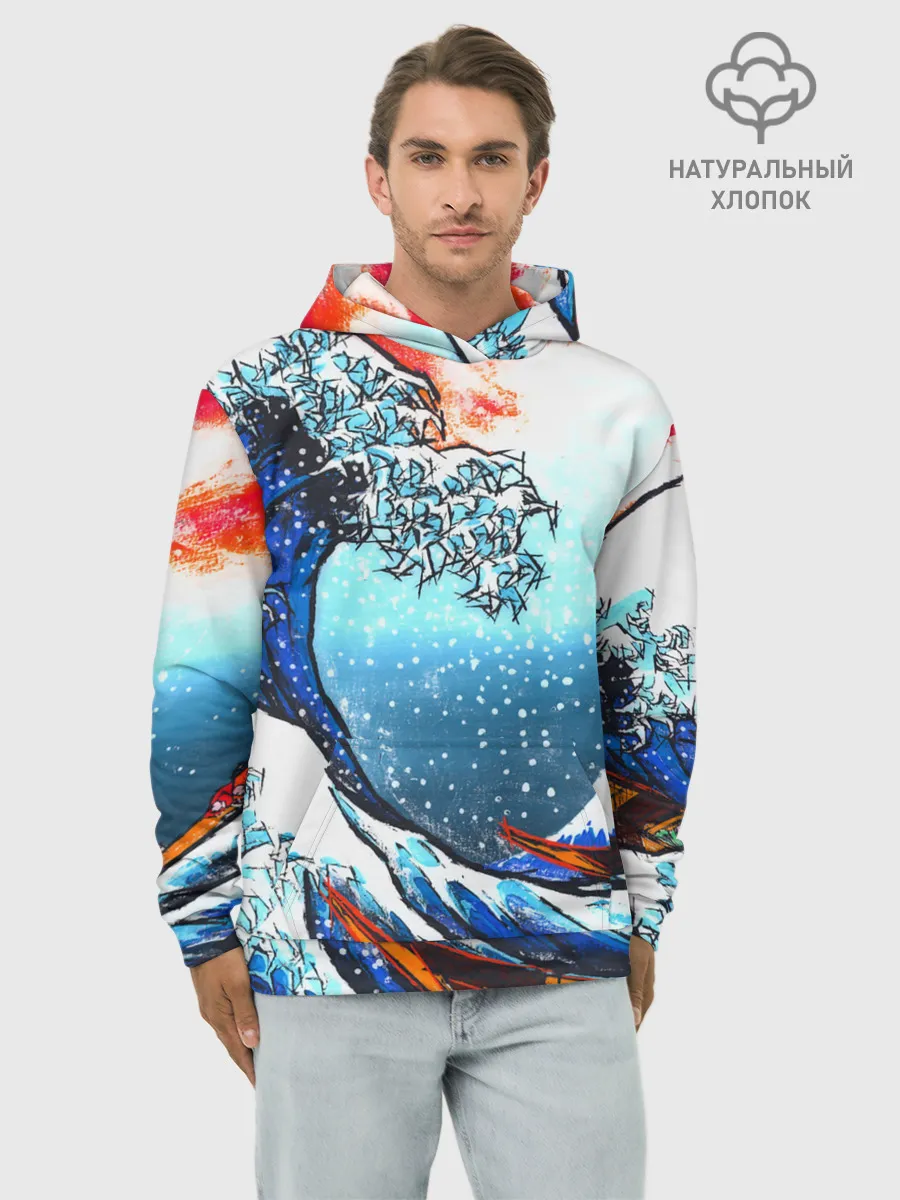 Худи мужской база хлопок / Ghost of Tsushima.