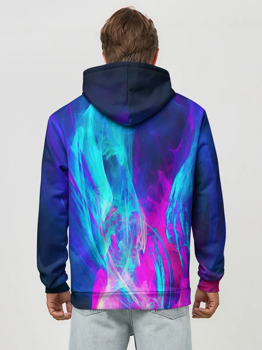 Худи мужской база хлопок / НЕОНОВЫЕ КРАСКИ