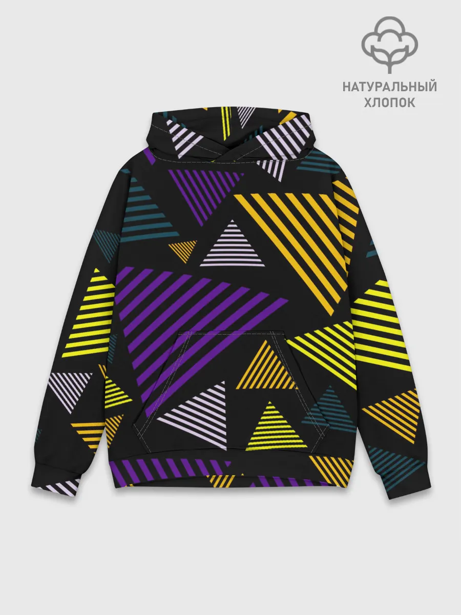 Худи мужской база хлопок / ГЕОМЕТРИЯ