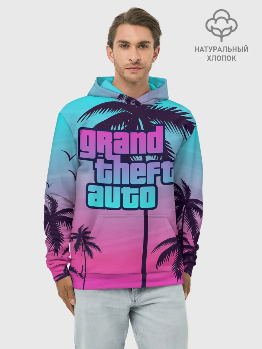 Худи мужской база хлопок / GTA