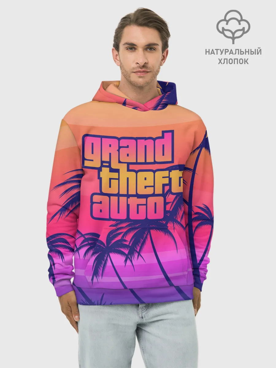 Худи мужской база хлопок / GTA