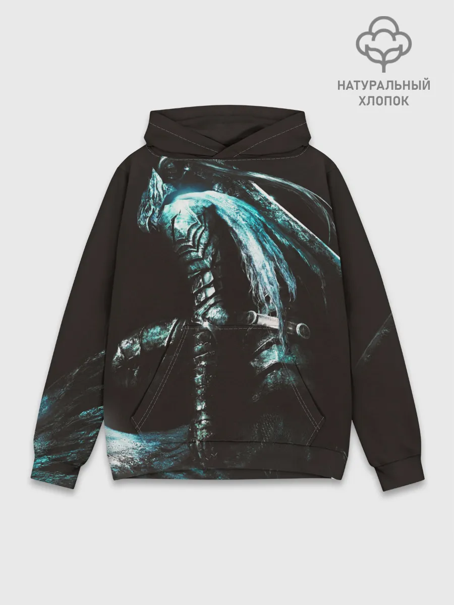 Худи мужской база хлопок / Dark Souls 3 Artorias art