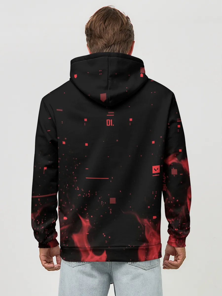 Худи мужской база хлопок / VALORANT SOVA