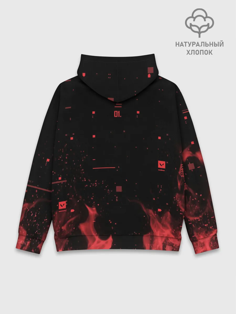 Худи мужской база хлопок / VALORANT SOVA