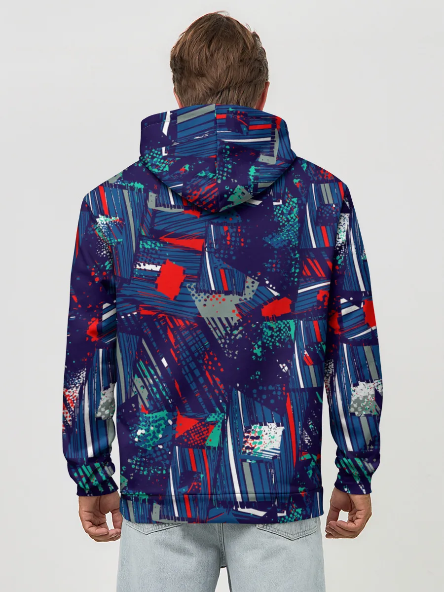 Худи мужской база хлопок / Спортивный стиль