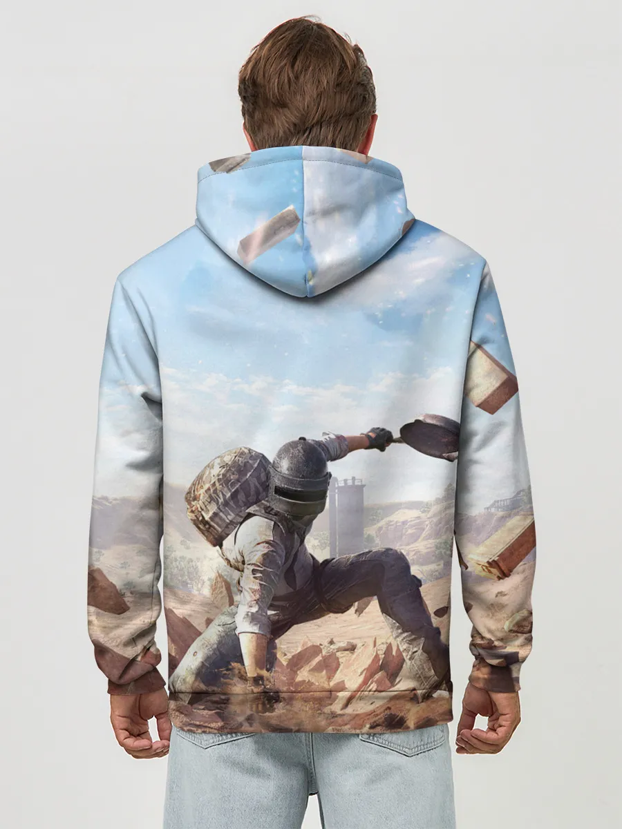 Худи мужской база хлопок / PUBG