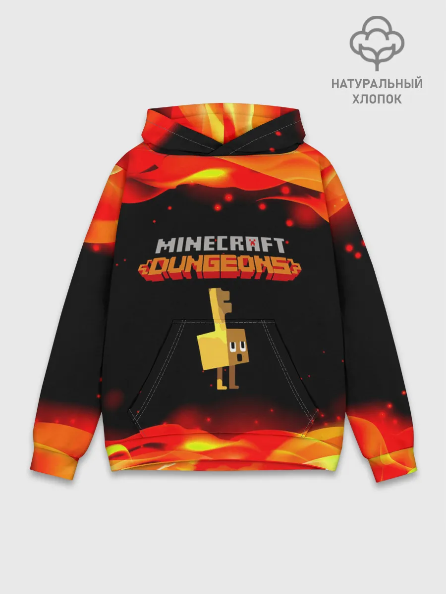 Худи мужской база хлопок / Майнкрафт Подземелья