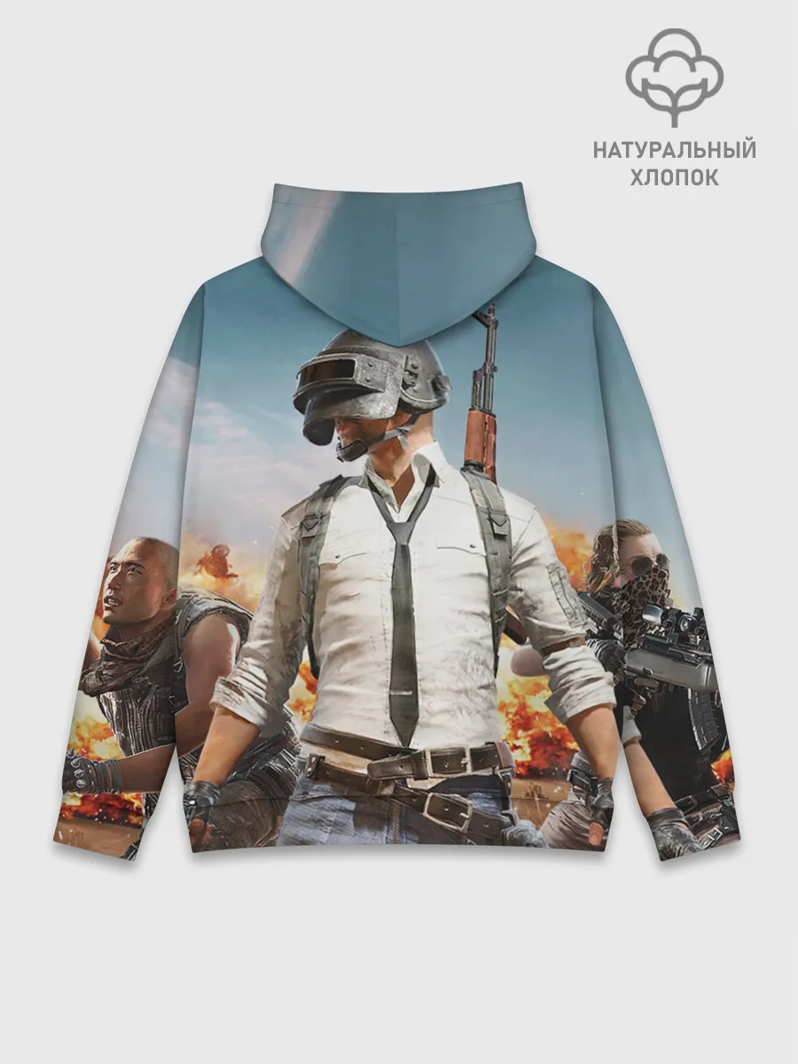 Худи мужской база хлопок / PUBG