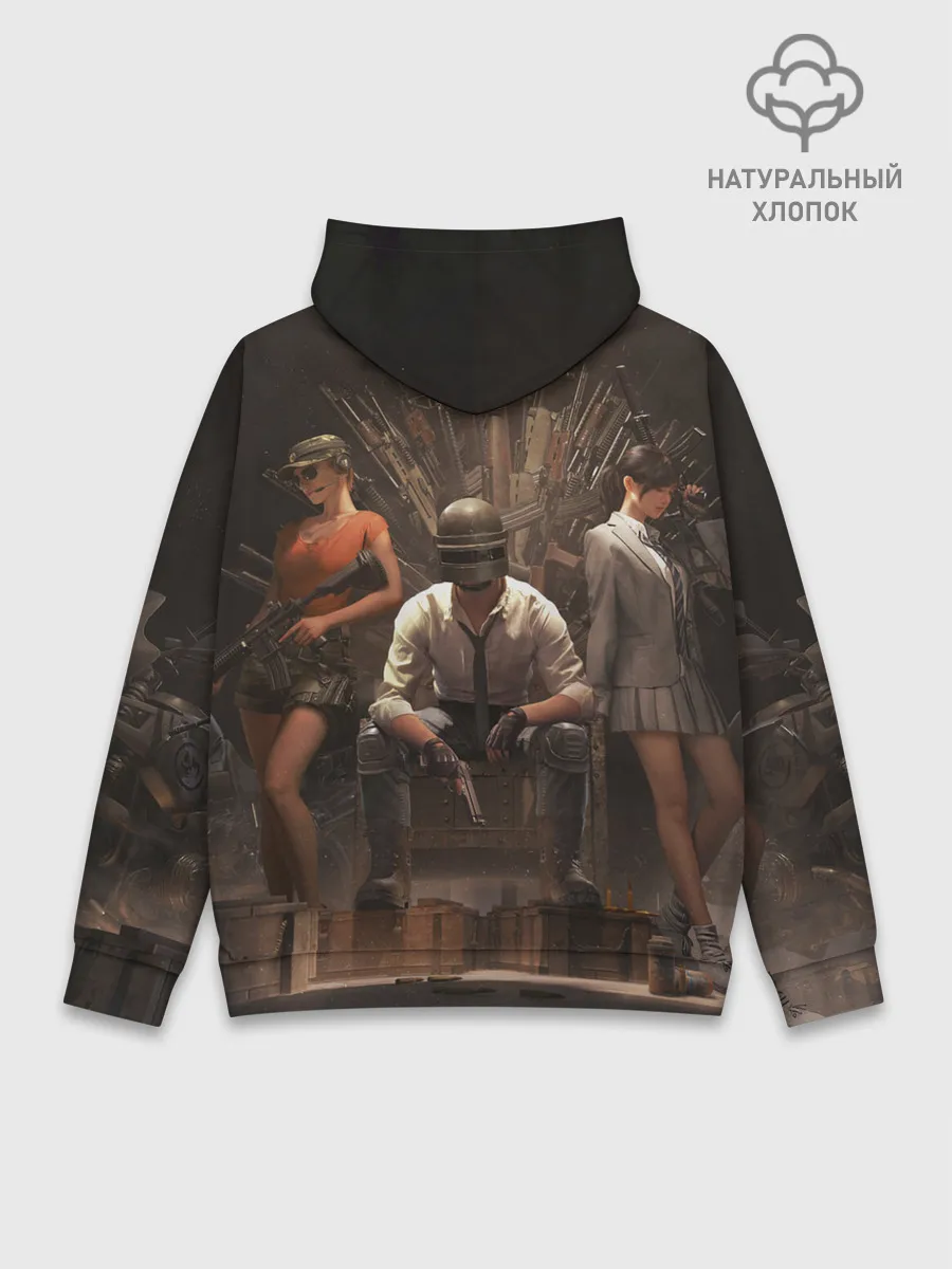 Худи мужской база хлопок / Pubg Mobile